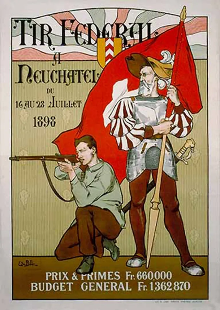 Affiche Tir Fédéral à Neuchâtel