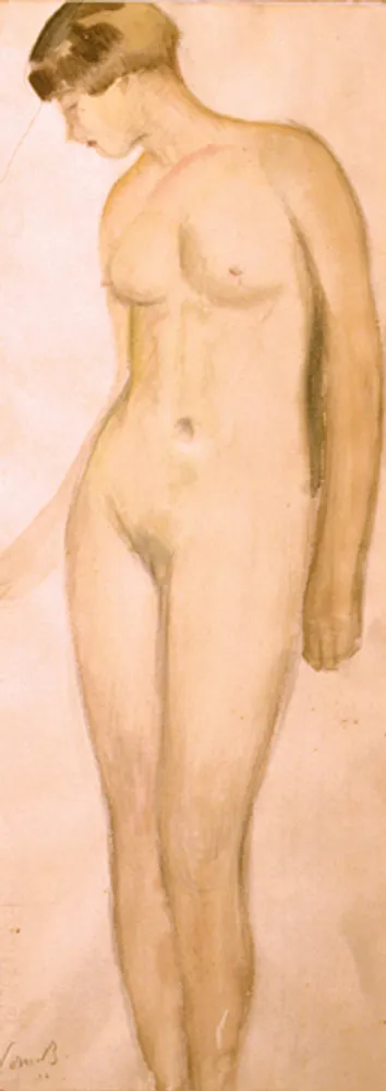 Femme nue debout