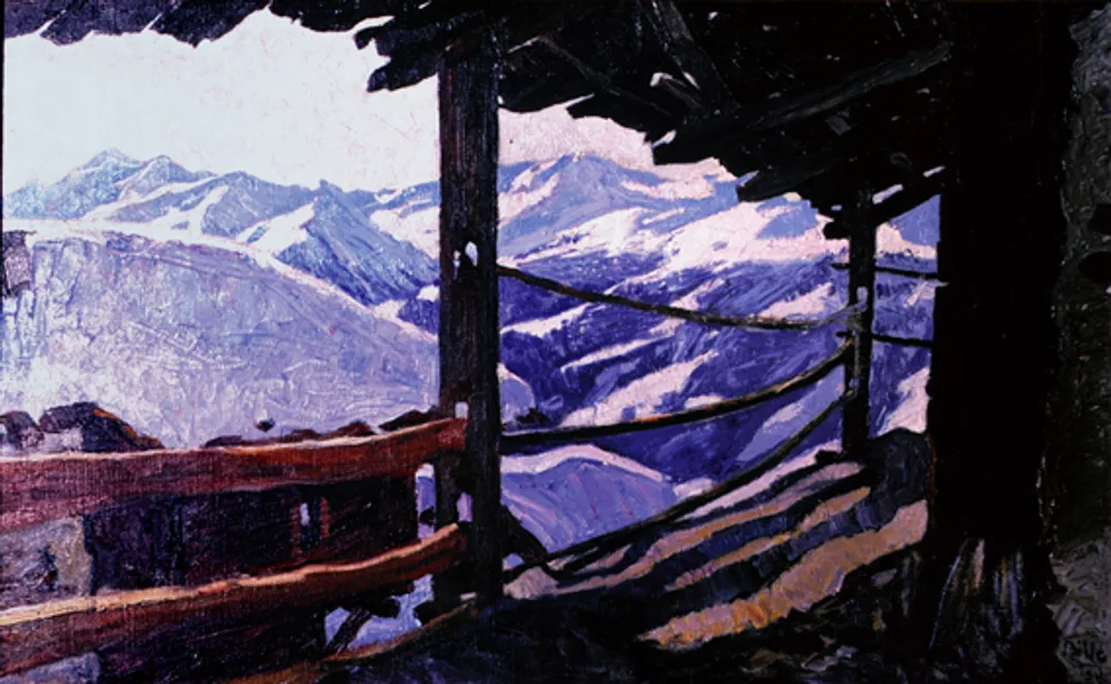 Le Val d’Anniviers vu de Chandolin