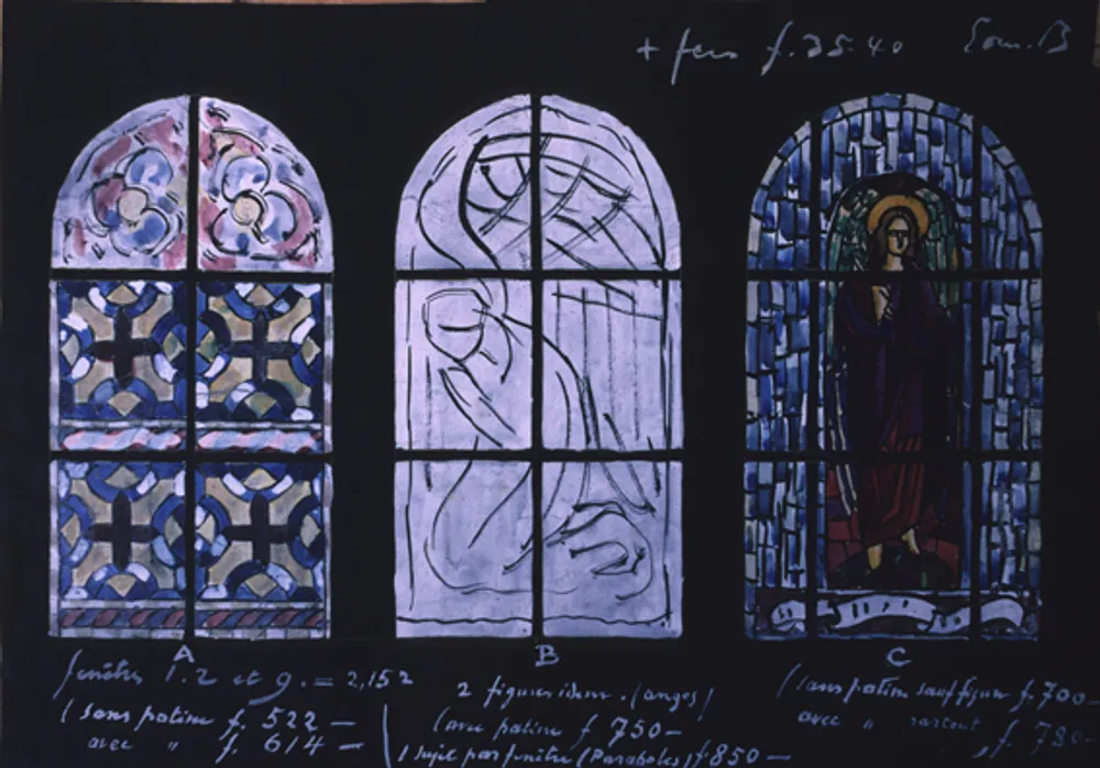 Chapelle du cimetière (Sierre): trois études