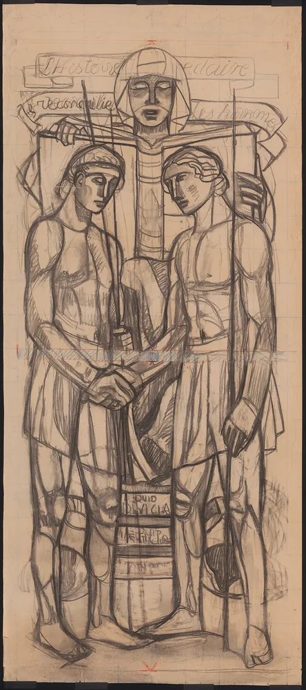 Histoire de Martigny en huit tableaux : fenêtre centrale