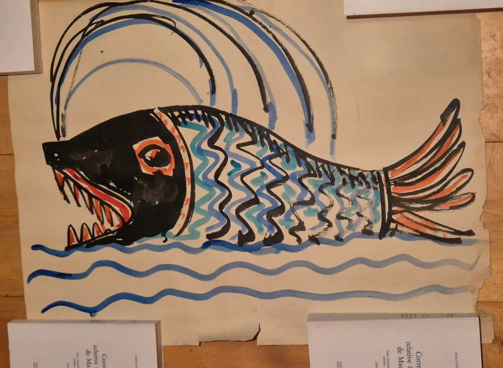 Etude poissons série décors