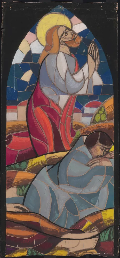 La Cène et Gethsémané : fenêtre centrale
