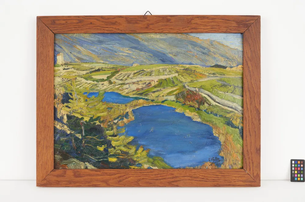 Lac de Géronde en été