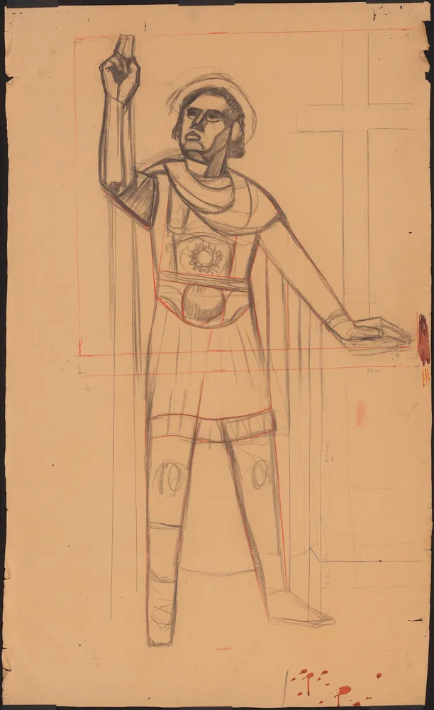 Histoire de Saint Maurice et de la Légion Thébaine : fenêtre centrale