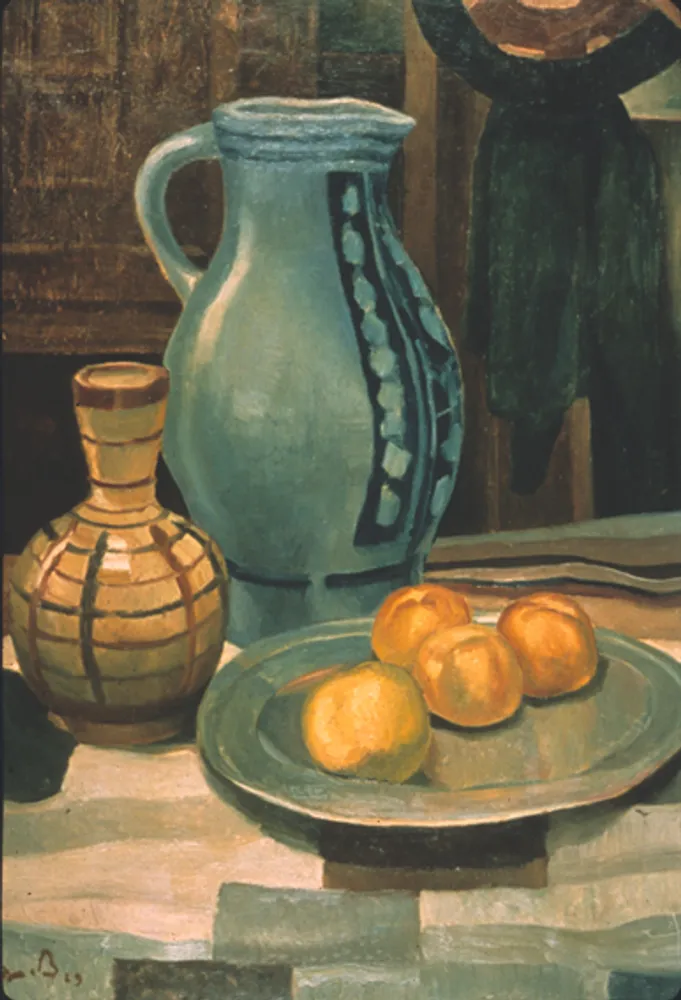 Le pot bleu; Nature morte au pot bleu