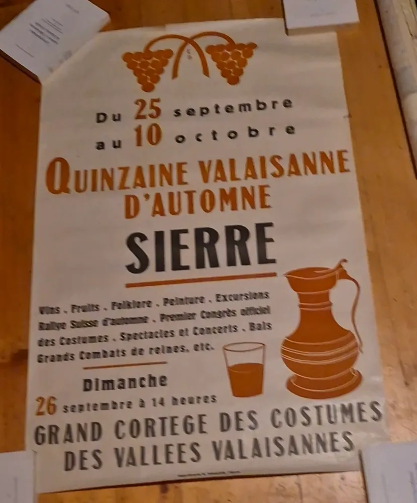 Affiche qunzaine valaisanne