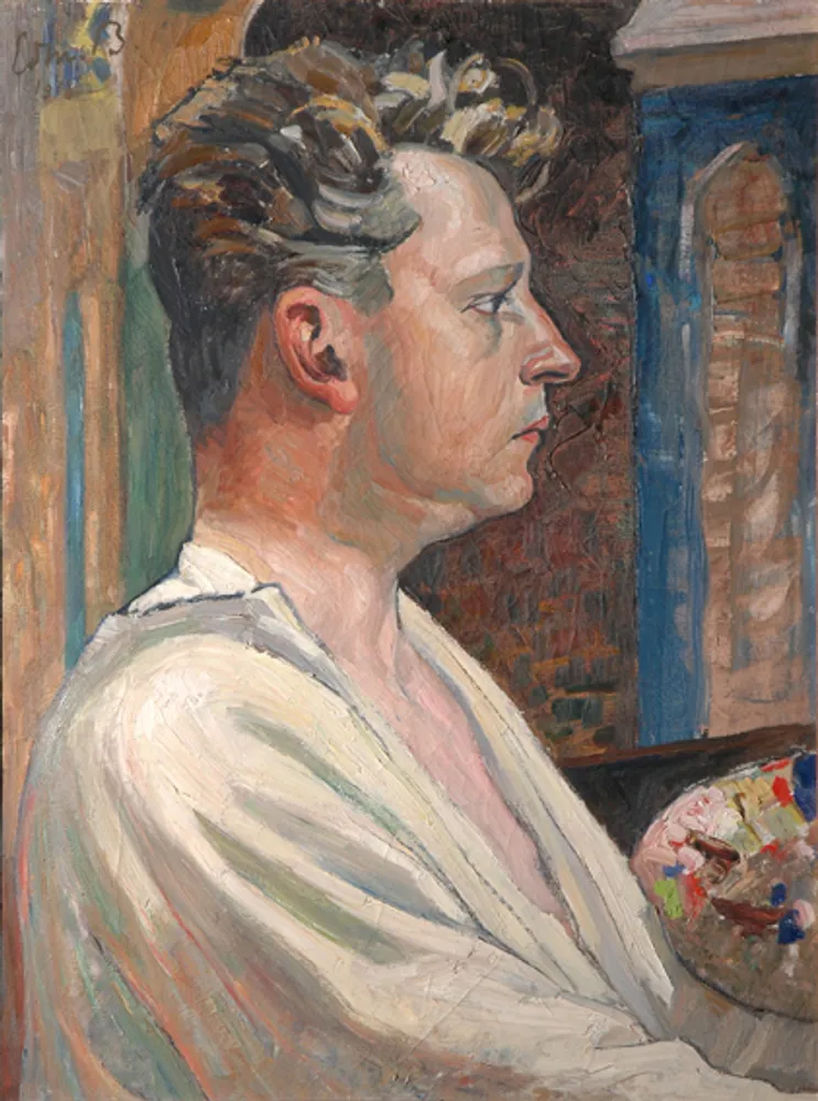 Autoportrait de profil