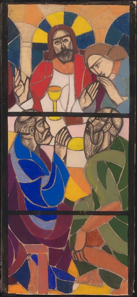 La Cène et Gethsémané : fenêtre centrale