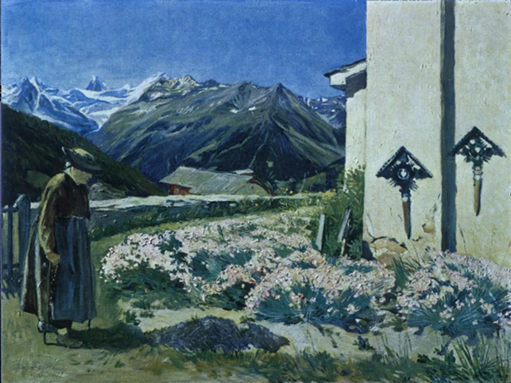 Neige et fleurs