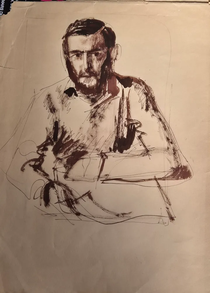 Portrait de Chavaz lisant