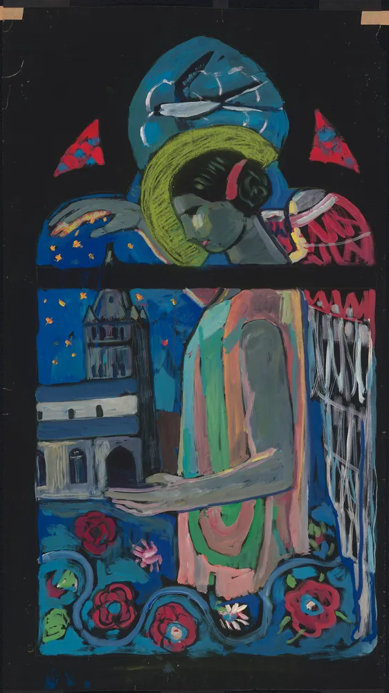 La fondation de l’abbaye et du monastère par Saint Sigismond : fenêtre droite
